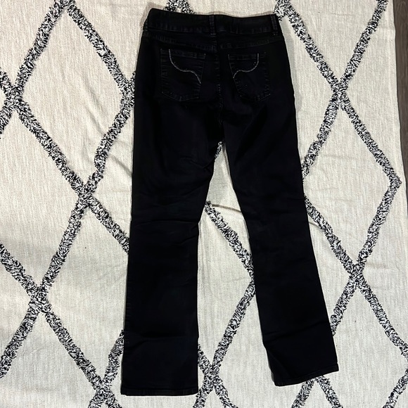 3 pair Riders by Lee black mid rise boot cut size 8M - Picture 2 of 6